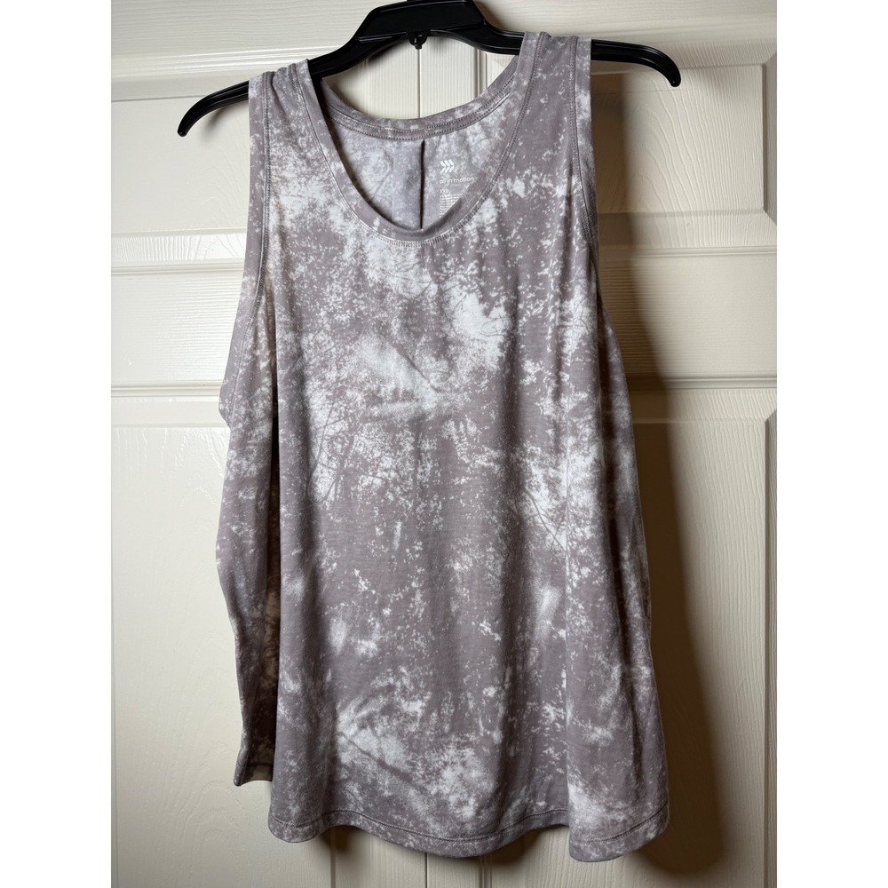 All in Motion gray tie‎ dye tank top xxl